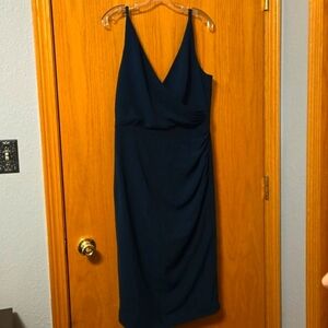 Dress The Population Anita Crepe Sheath Dress Pine